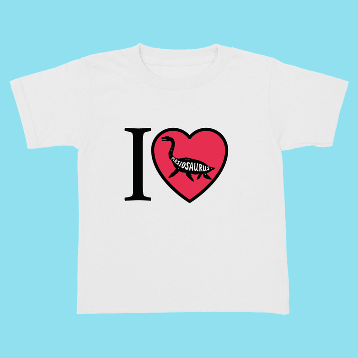 Toddler I Love Plesiosaurus T-Shirt | Jurassic Studio