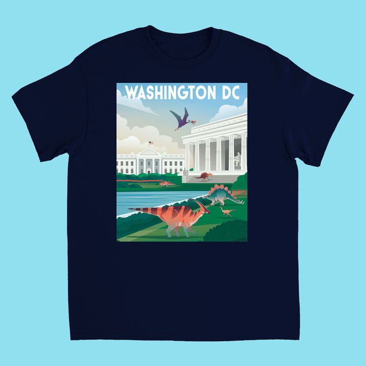 Kids Washington DC T-Shirt | Jurassic Studio