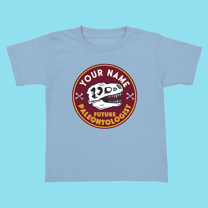 Toddler Custom Future Paleontologist T-Shirt | Jurassic Studio