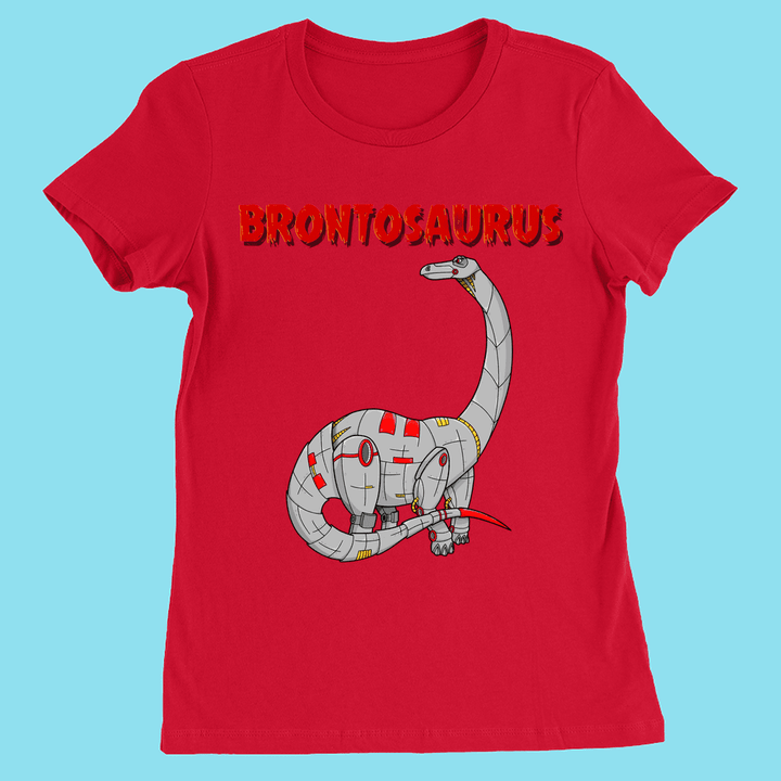 Women Robot Brontosaurus T-Shirt | Jurassic Studio