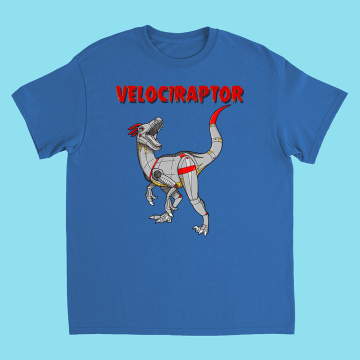 Kids Robot Velociraptor T-Shirt | Jurassic Studio