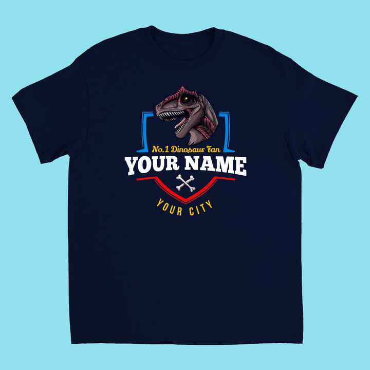 N.1 Allosaurus Fan Custom Kids T-Shirt | Jurassic Studio