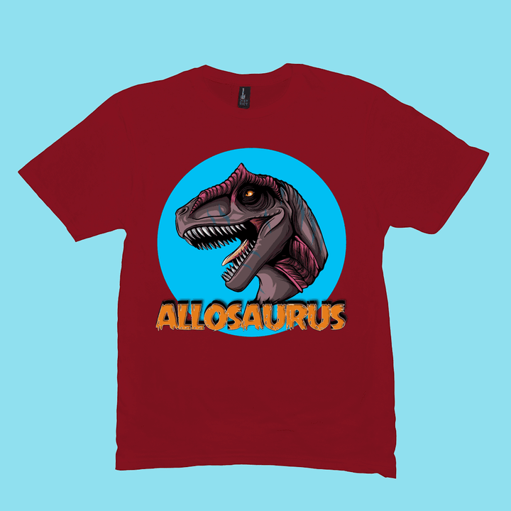 Men Allosaurus Head T-Shirt | Jurassic Studio