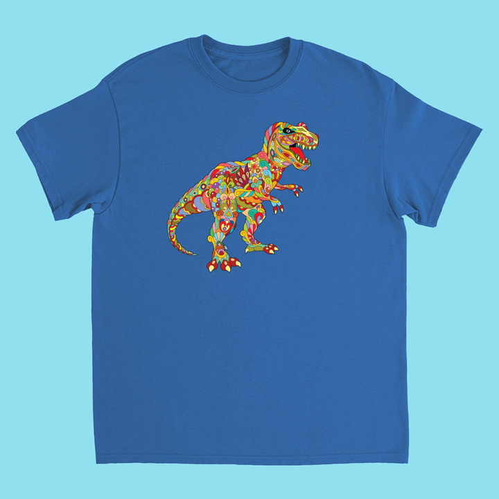 Kids T-Rex Zentangle T-Shirt | Jurassic Studio