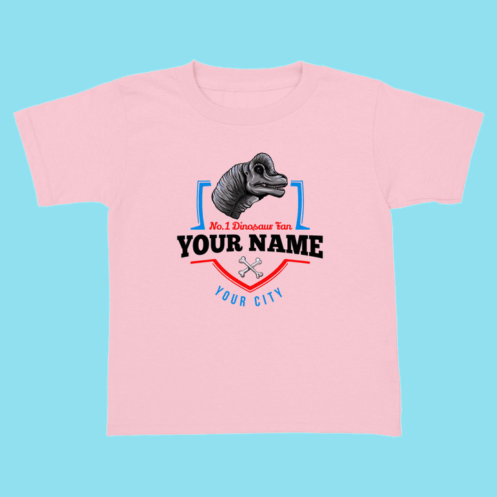N.1 Brontosaurus Fan Custom Toddler T-Shirt | Jurassic Studio