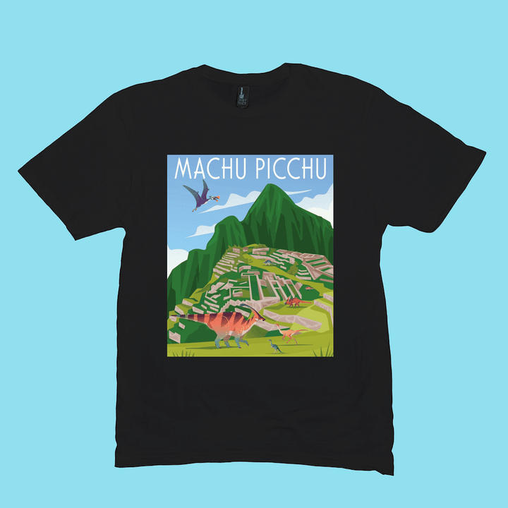 Men Machu Picchu T-Shirt | Jurassic Studio