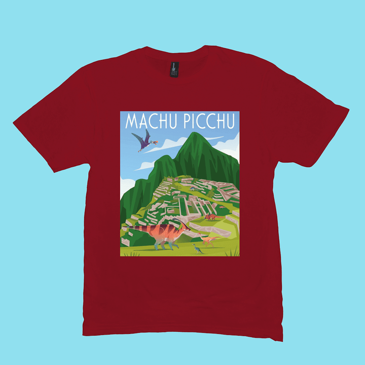 Men Machu Picchu T-Shirt | Jurassic Studio
