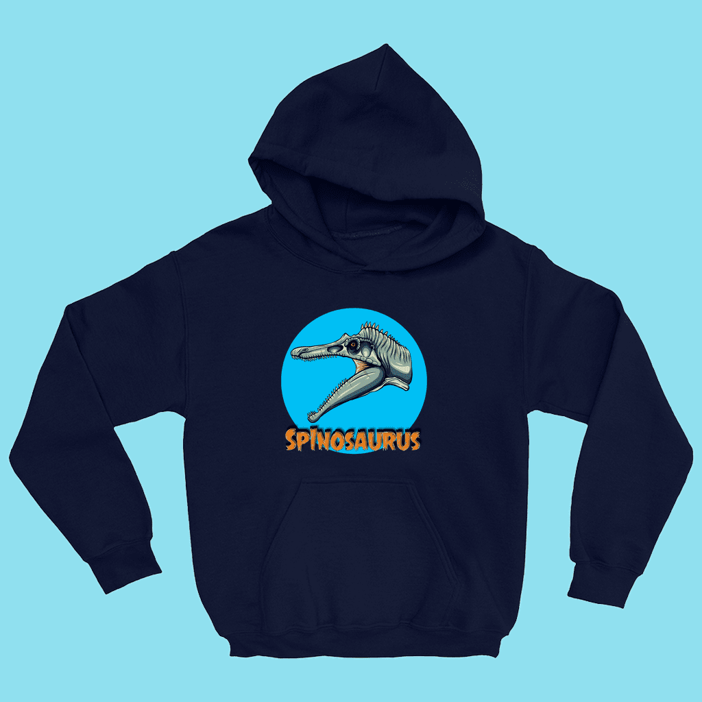Kids Spinosaurus Head Hoodie | Jurassic Studio