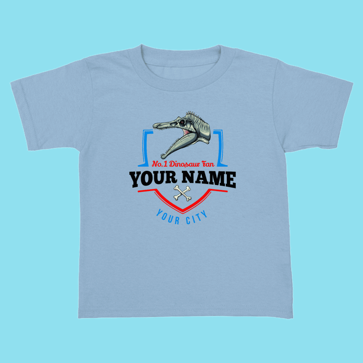 N.1 Spinosaurus Fan Custom Toddler T-Shirt | Jurassic Studio