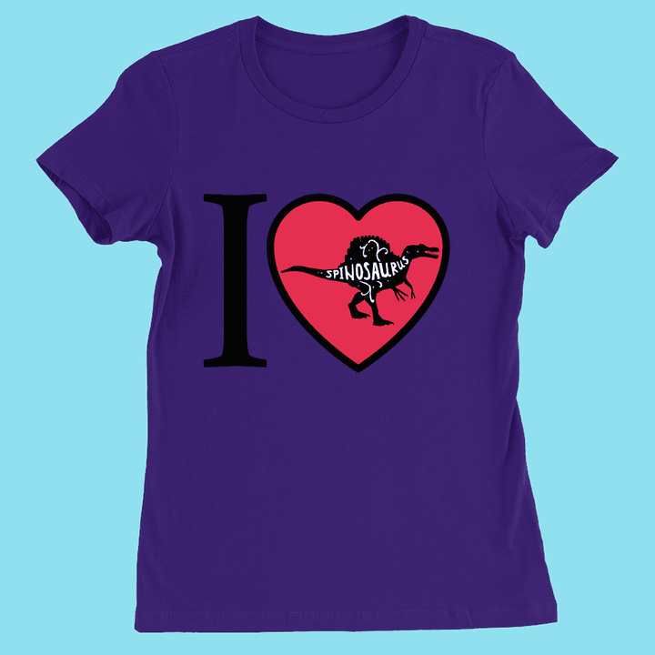 Women I Love Spinosaurus T-Shirt | Jurassic Studio