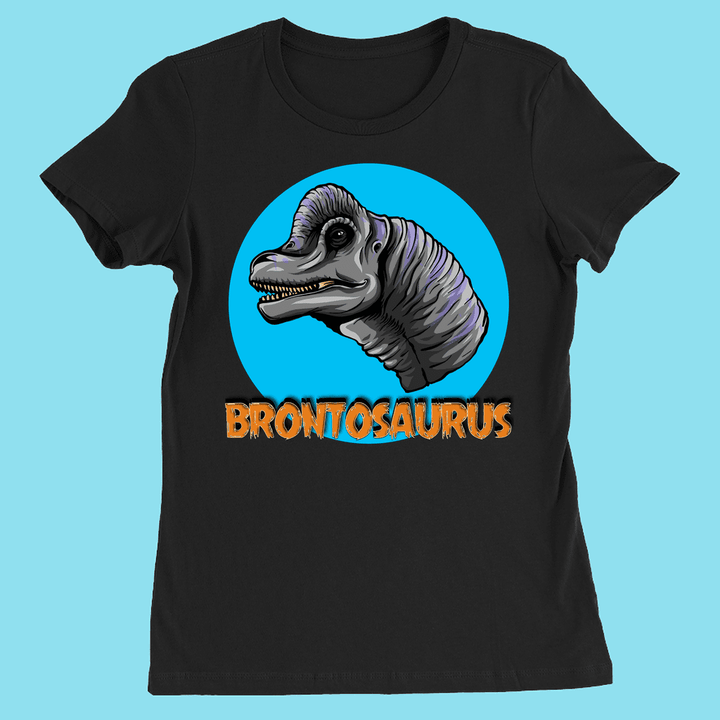 Women Brontosaurus Head T-Shirt | Jurassic Studio