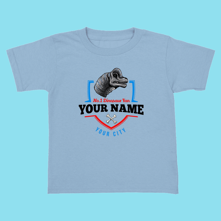 N.1 Brontosaurus Fan Custom Toddler T-Shirt | Jurassic Studio
