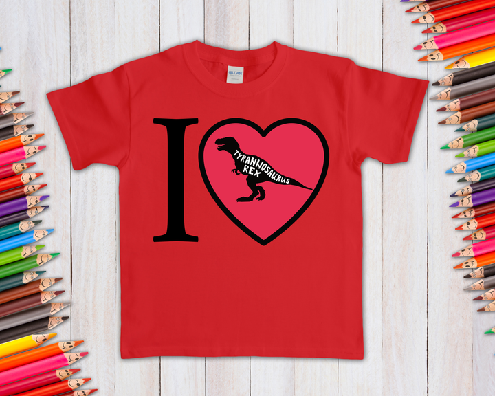 Kids I love T-Rex T-Shirt | Jurassic Studio