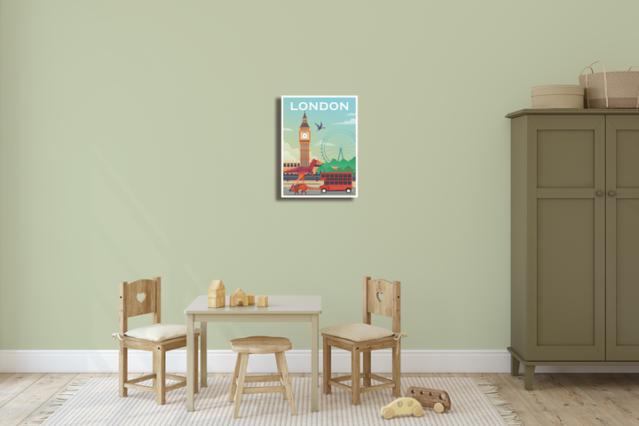 London Canvas Wrap | Jurassic Studio