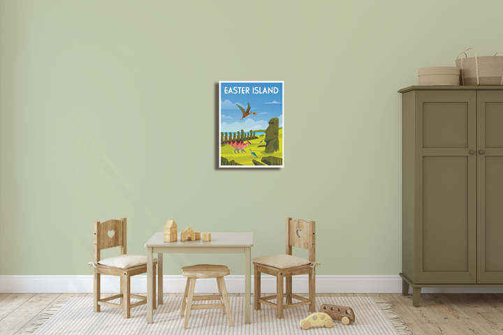 Easter Island Canvas Wrap