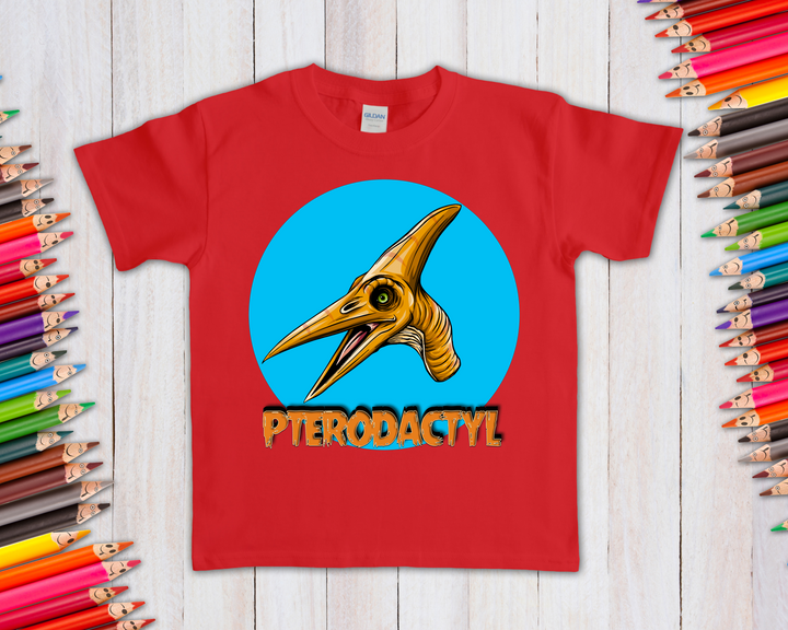 Kids Pterodactyl Head T-Shirt | Jurassic Studio
