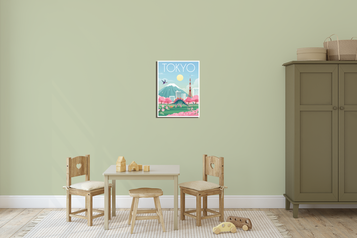 Tokyo Canvas Wrap | Jurassic Studio