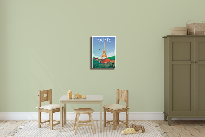 Paris Canvas Wrap | Jurassic Studio