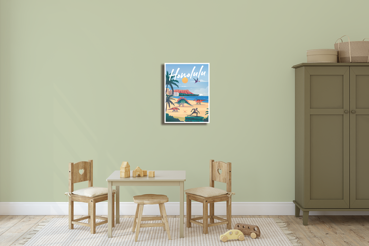 Honolulu Canvas Wrap | Jurassic Studio