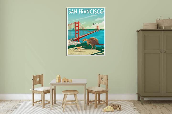 San Francisco Canvas Wrap | Jurassic Studio