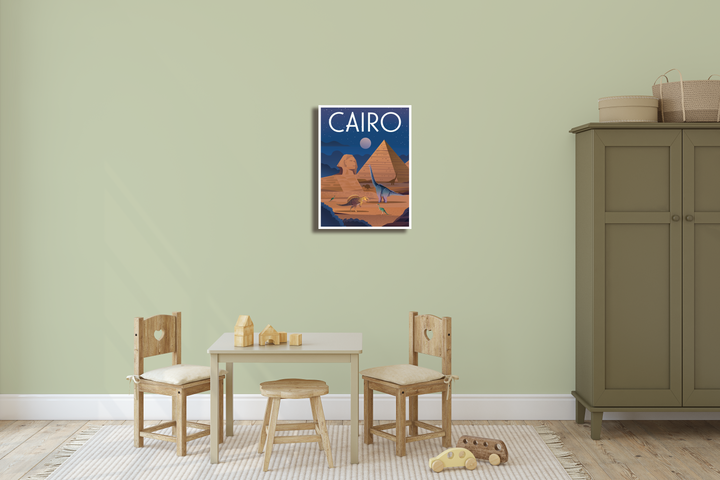 Cairo Canvas Wrap | Jurassic Studio