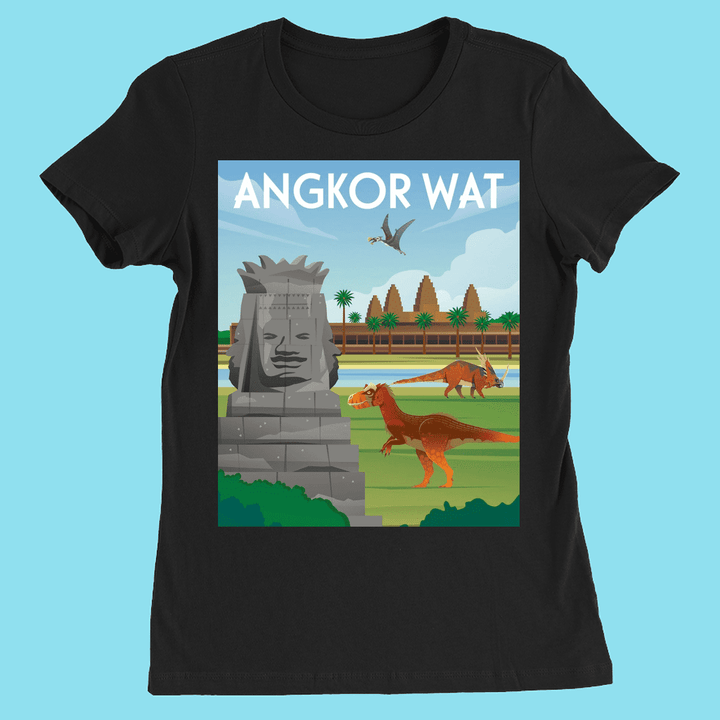 Women Angkor Wat T-Shirt | Jurassic Studio