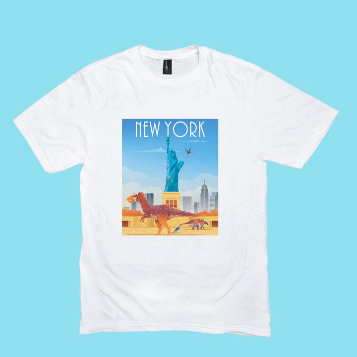 Men New York T-Shirt | Jurassic Studio