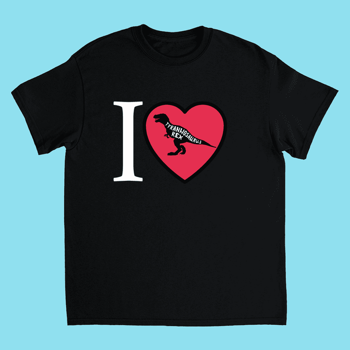 Kids I love T-Rex T-Shirt | Jurassic Studio