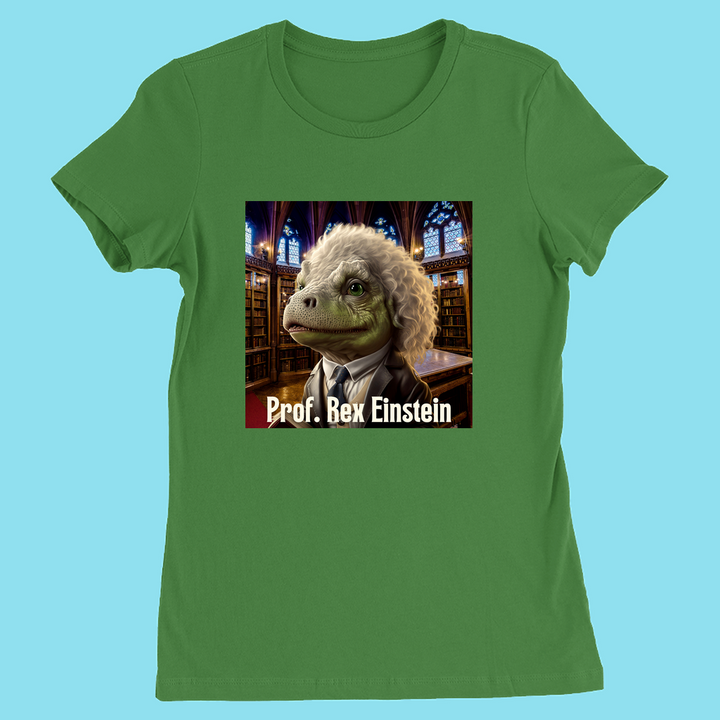 Women Prof. Rex Einstein T-Shirt | Jurassic Studio