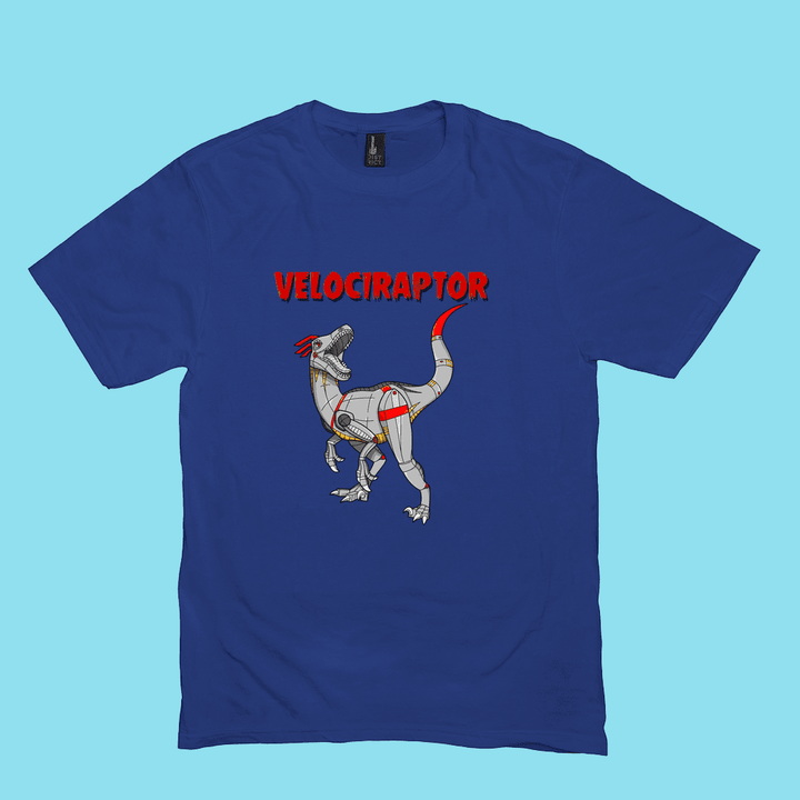 Men Robot Velociraptor T-Shirt | Jurassic Studio