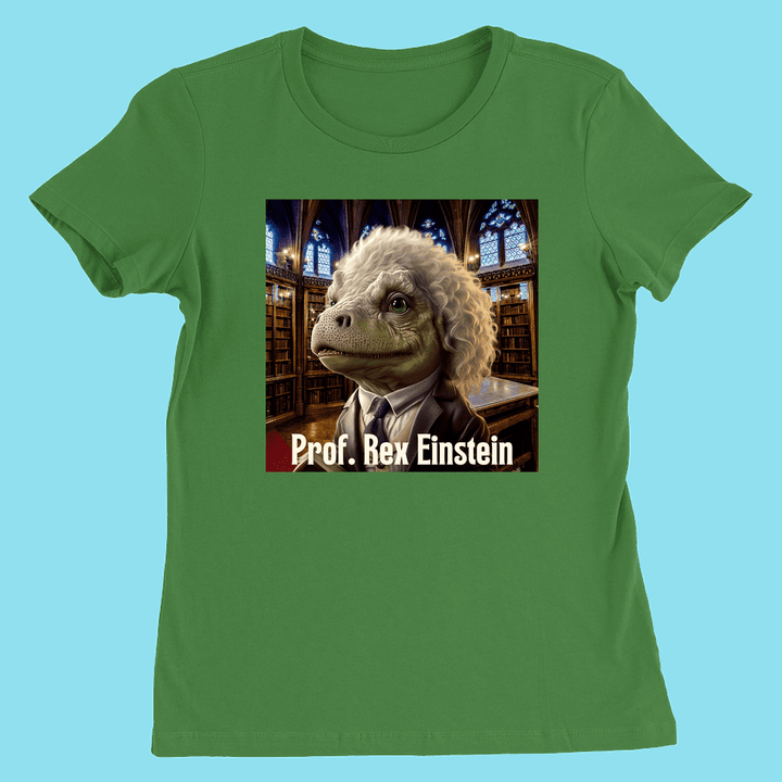 Women Prof. Rex Einstein T-Shirt | Jurassic Studio