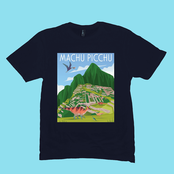 Men Machu Picchu T-Shirt | Jurassic Studio