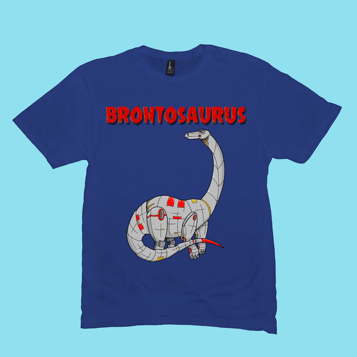 Men Robot Brontosaurus T-Shirt | Jurassic Studio