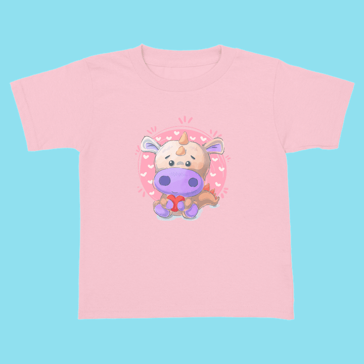 Toddler Pink Baby Dino T-Shirt | Jurassic Studio