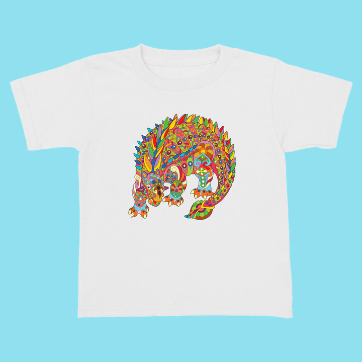 Toddler Ankylosaurus Zentangle T-Shirt | Jurassic Studio