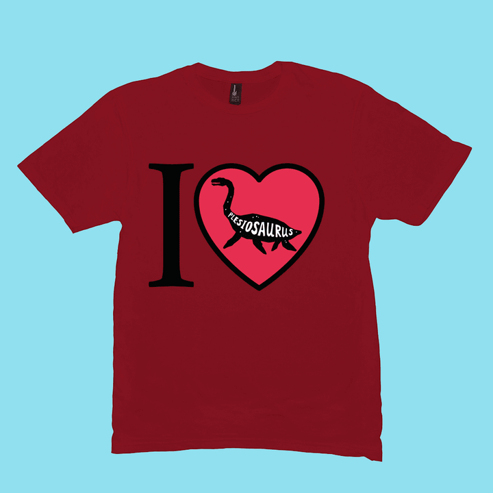 Men I Love Plesiosaurus T-Shirt | Jurassic Studio