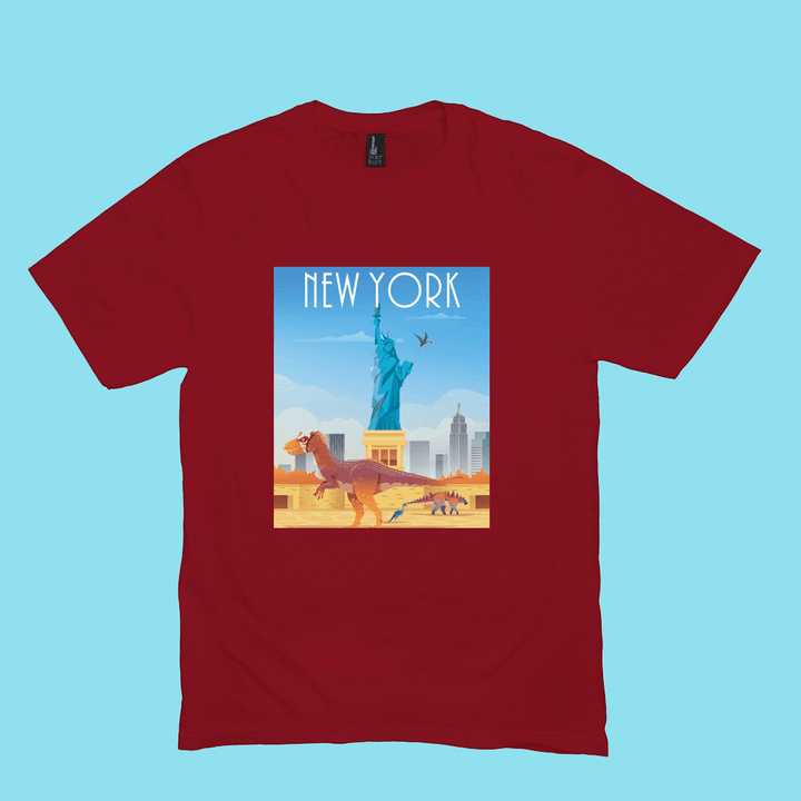 Men New York T-Shirt | Jurassic Studio