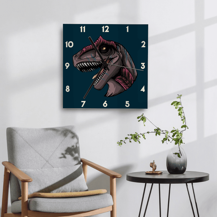 11 Inch Allosaurus Wall Art Clock | Jurassic Studio