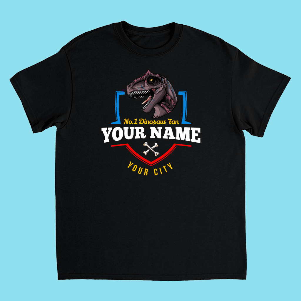 N.1 Allosaurus Fan Custom Kids T-Shirt | Jurassic Studio