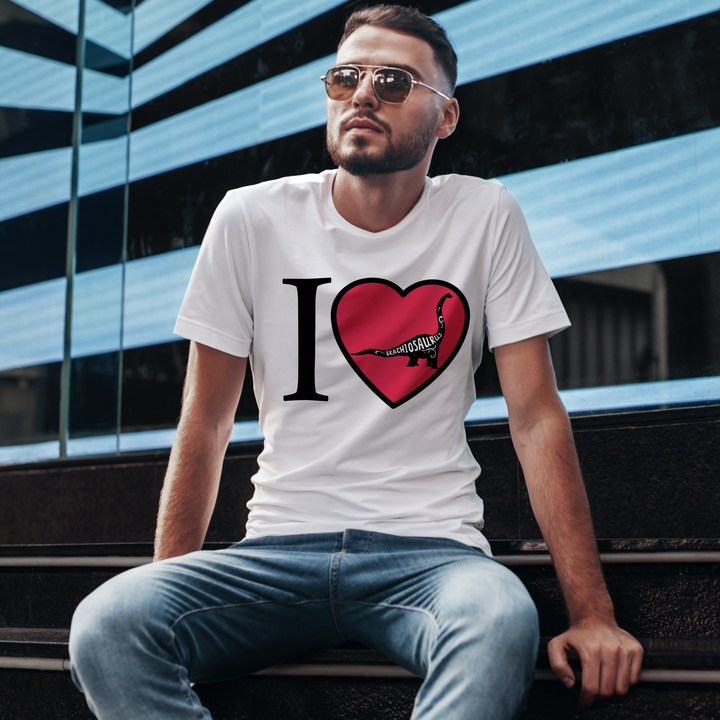 Men I Love Brachiosaurus T-Shirt