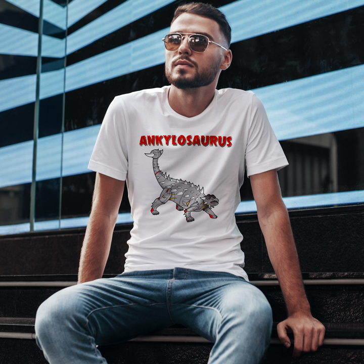 Men Robot Ankylosaurus T-Shirt | Jurassic Studio