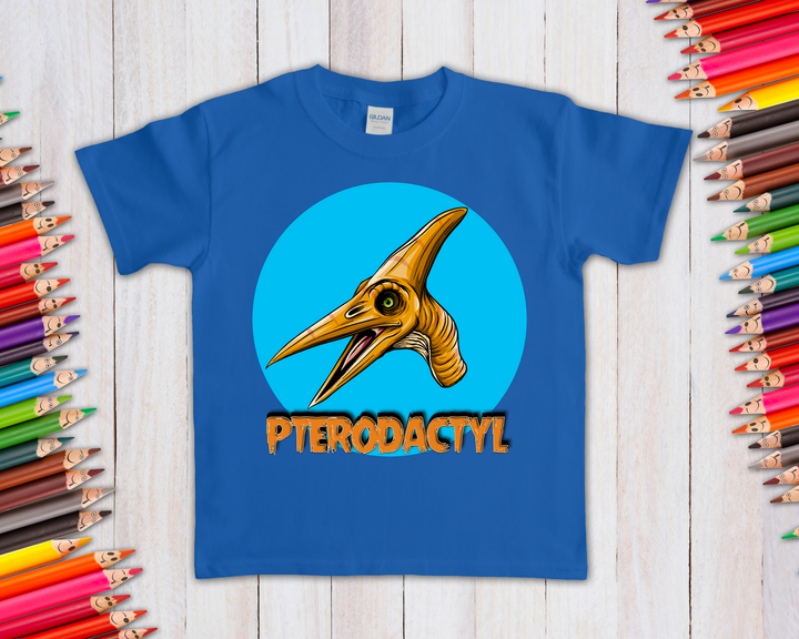Kids Pterodactyl Head T-Shirt | Jurassic Studio