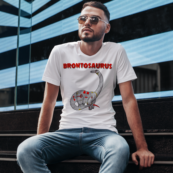 Men Robot Brontosaurus T-Shirt | Jurassic Studio