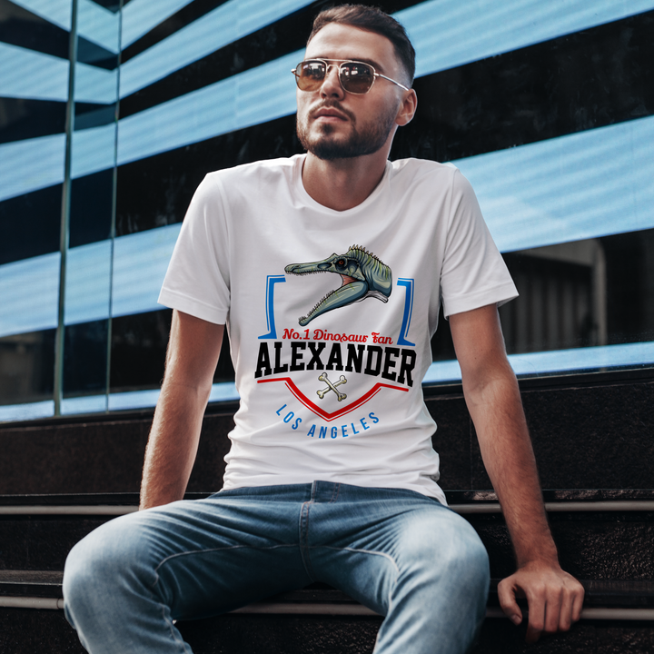 N.1 Spinosaurus Fan Custom Men T-Shirt | Jurassic Studio
