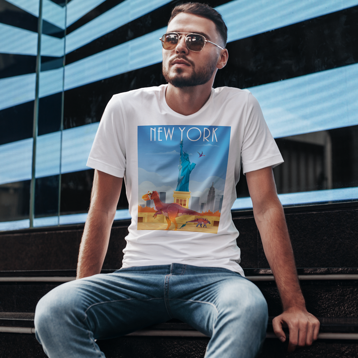 Men New York T-Shirt | Jurassic Studio