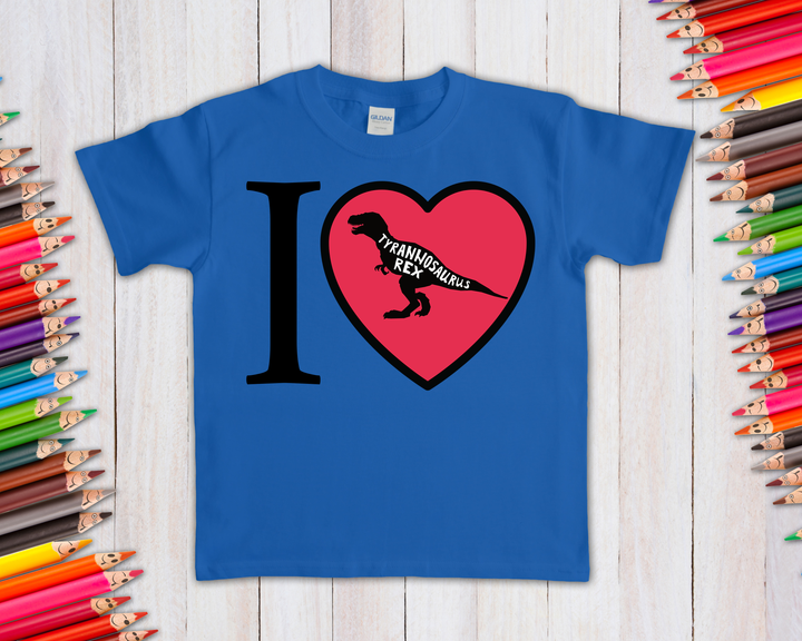 Kids I love T-Rex T-Shirt | Jurassic Studio