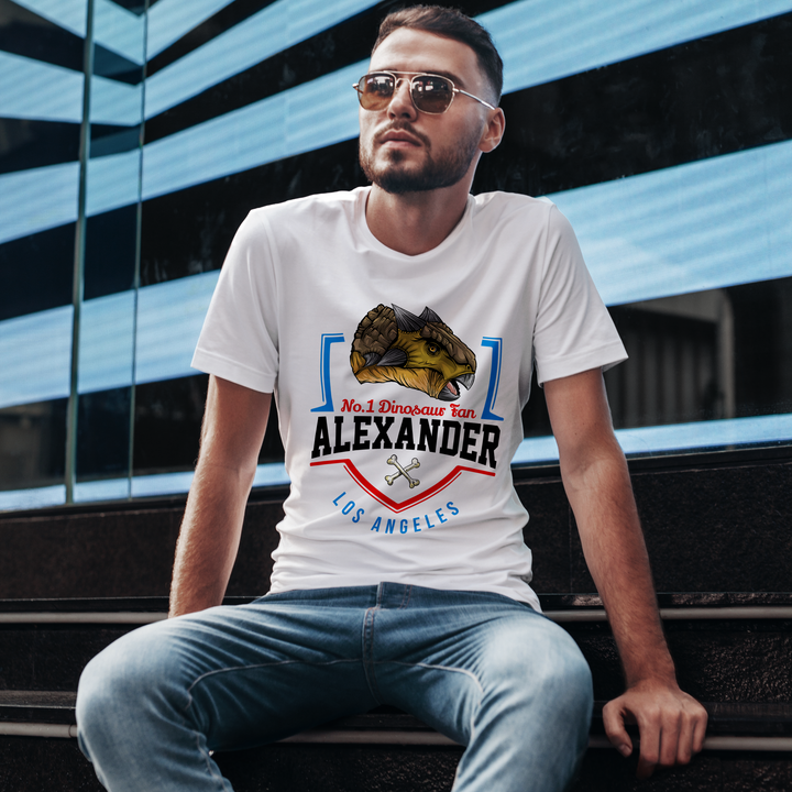 N.1 Ankylosaurus Fan Custom Men T-Shirt | Jurassic Studio