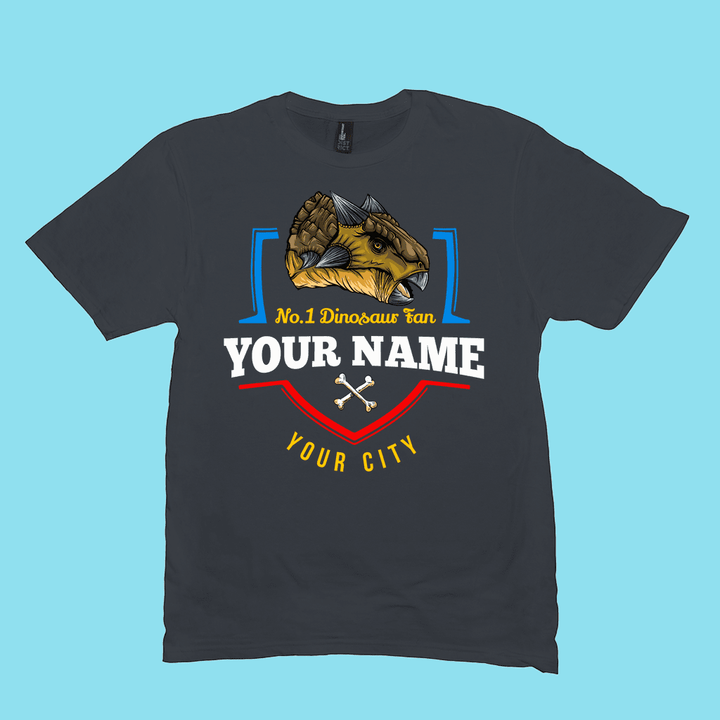 N.1 Ankylosaurus Fan Custom Men T-Shirt | Jurassic Studio