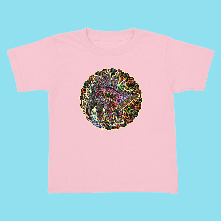 Toddler Stegosaurus Mandala T-Shirt | Jurassic Studio