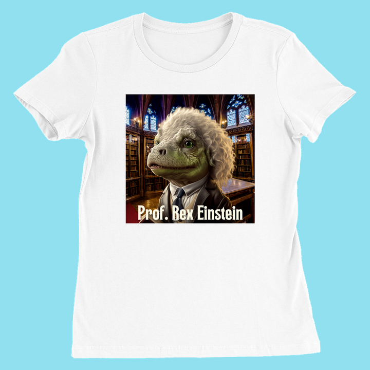 Women Prof. Rex Einstein T-Shirt | Jurassic Studio